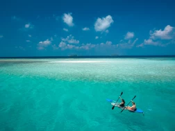 Baros Maldives water sports transparent kayak