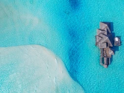 Gili Lankanfushi Aerial of Crusoe