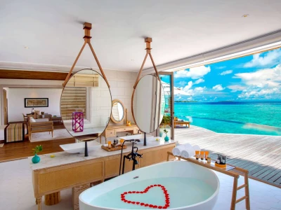Milaidhoo Island Maldives Two Bedroom Ocean Residence with Pool Bath