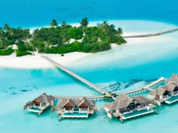 The Crescent Exterior Aerial Niyama Private Islands