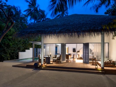 Beach Residence With Pool - Two Bedroom Exterior Raffles Maldives Meradhoo