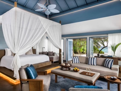 Beach Villa With Pool Interior Raffles Maldives Meradhoo