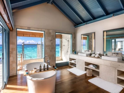 Over Water Villa With Pool Bath Raffles Maldives Meradhoo