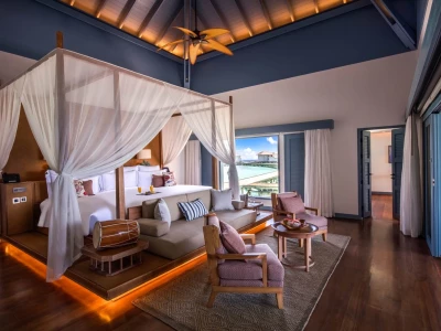 Over Water Villa With Pool Bedroom Raffles Maldives Meradhoo
