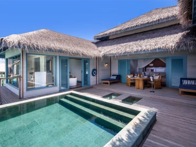 Over Water Villa With Pool Exterior Raffles Maldives Meradhoo
