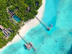 Vakkaru Maldives Jetty and Lagoon Bar Aerial