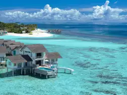 Cora Cora Maldives - Two Bedroom Lagoon Pool Villa with Slide - Aerial