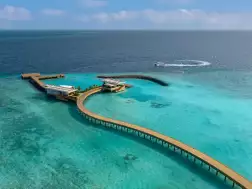 Alila Kothaifaru Maldives - Arrival Jetty Aerial