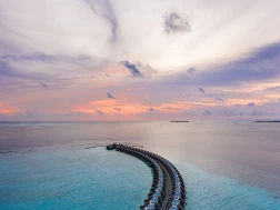 Emerald Maldives Resort & Spa Water Villa's Aerial View