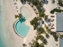 Patina Maldives Pool Aerial