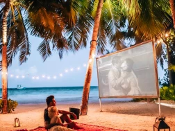 Raffles Maldives Meradhoo Private Cinema By The Beach