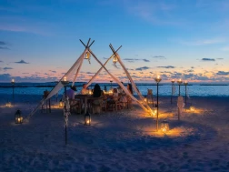 The Nautilus Maldives Beach Dinner