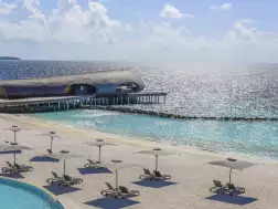 St. Regis Maldives Vommuli Infinity Pool and Whale Bar