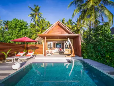 Beach Pool Villa Exterior Niyama Private Islands