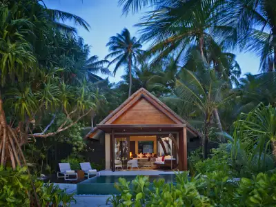 Beach Pool Villa Exterior Niyama Private Islands