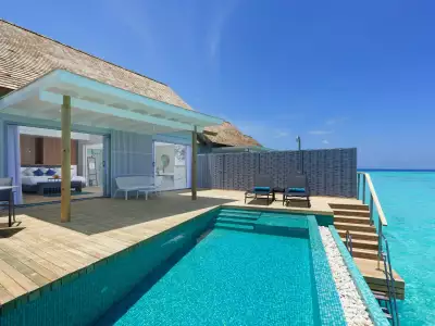 Water Pool Villa Deck Outrigger Maldives Maafushivaru