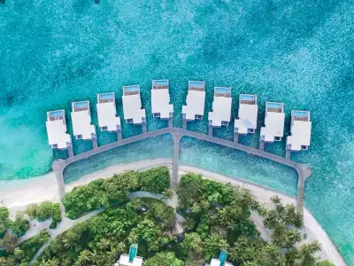 Treetop Pool Villa Aerial Amilla Maldives Resort And Residences