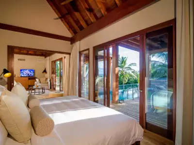 Treetop Pool Villa Bedroom Amilla Maldives Resort And Residences