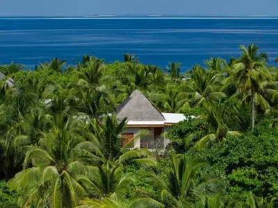 Treetop Pool Villa Aerial Amilla Maldives Resort And Residences