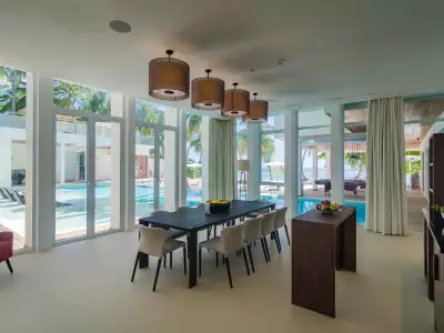The Amilla Estate - Six Bedroom Dining Amilla Maldives Resort And Residences