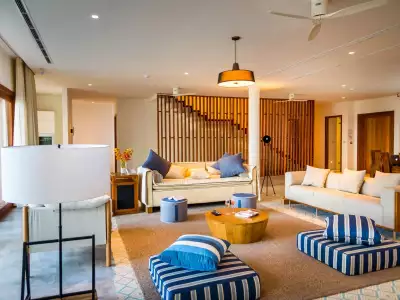 The Beach Residence - Four Bedroom Living Room Amilla Maldives Resort And Residences