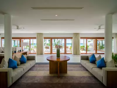 The Great Beach Residence - Eight Bedroom Living Area Amilla Maldives Resort And Residences