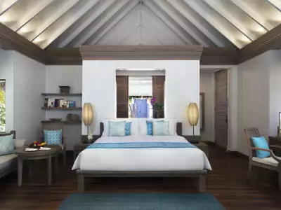 Sunrise Beach Pool Villa Bedroom Anantara Dhigu