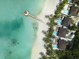 Anantara Veli - Beach Pool Villa - Aerial View