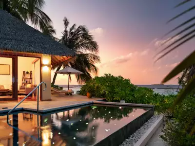 Baros Suite Outdoor Sunset Baros Maldives