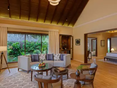 Baros Residence With Pool Living Room Baros Maldives