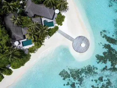Baros Suite Aerial Overview Baros Maldives