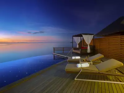 Water Pool Villa Sunset Baros Maldives