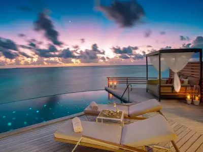 Water Pool Villa Deck Baros Maldives