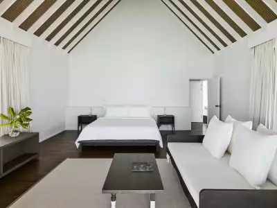 COMO Sunrise Water Villa with Pool - Two Bedroom Master Bedroom COMO Cocoa Maldives