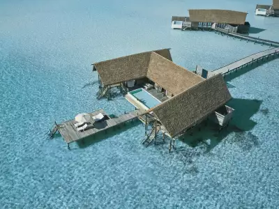 COMO Sunrise Water Villa with Pool - Two Bedroom Aerial COMO Cocoa Maldives