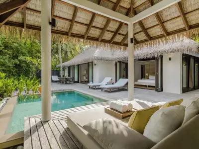 Beach Villa With Pool Two Bedroom Exterior COMO Maalifushi