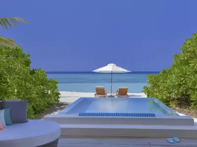 Family Beach Villa With Pool View Emerald Faarufushi Resort & Spa