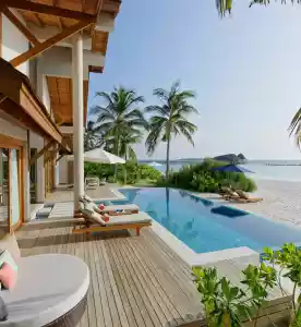 Two Bedroom Presidential Beach Villa with Pool