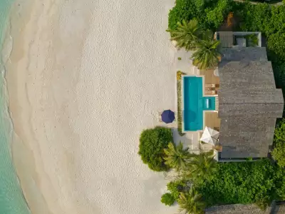 Presidential Beach Villa Aerial Emerald Faarufushi Resort & Spa