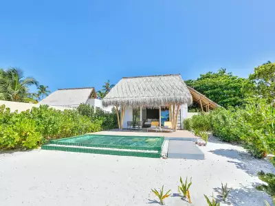 Beach Villa With Pool Exterior Emerald Maldives Resort & Spa