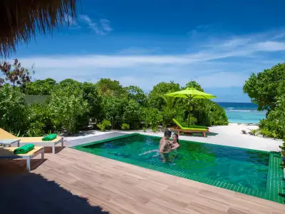 Beach Villa With Pool Deck Emerald Maldives Resort & Spa