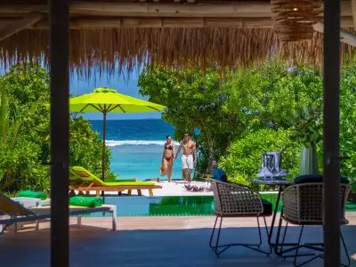 Beach Villa With Pool View Emerald Maldives Resort & Spa