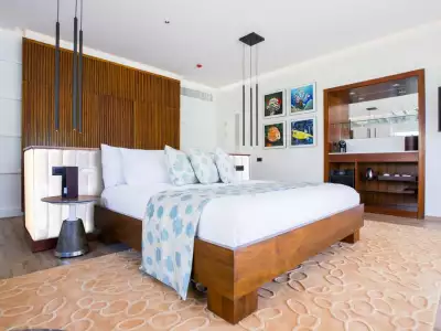 Beach Villa With Jet Pool Bedroom Emerald Maldives Resort & Spa