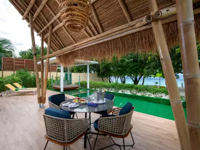 Superior Beach Villa With Pool Deck Emerald Maldives Resort & Spa