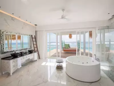 Superior Water Villa With Pool Bath Emerald Maldives Resort & Spa
