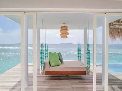 Superior Beach Villa With Pool Deck Swing Emerald Maldives Resort & Spa