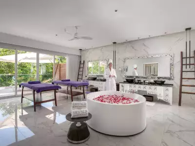 Royal Beach Villa with Pool - Three Bedroom Bath Emerald Maldives Resort & Spa