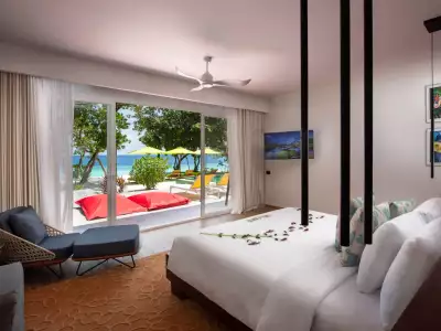 Royal Beach Villa with Pool - Three Bedroom Interior Emerald Maldives Resort & Spa