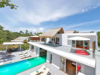 Royal Beach Villa with Pool - Three Bedroom Exterior Emerald Maldives Resort & Spa