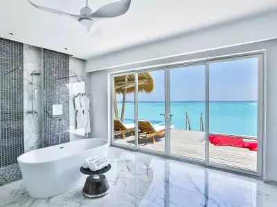 Water Villa With Pool Bath Emerald Maldives Resort & Spa